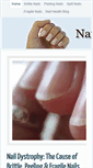 Mobile Screenshot of naildystrophy.com